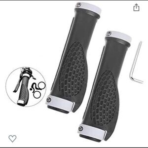 🆕 ZYCZFC Bike Grips MTB Shockproof Handlebar for Mountain Bikes WHITE & BLACK